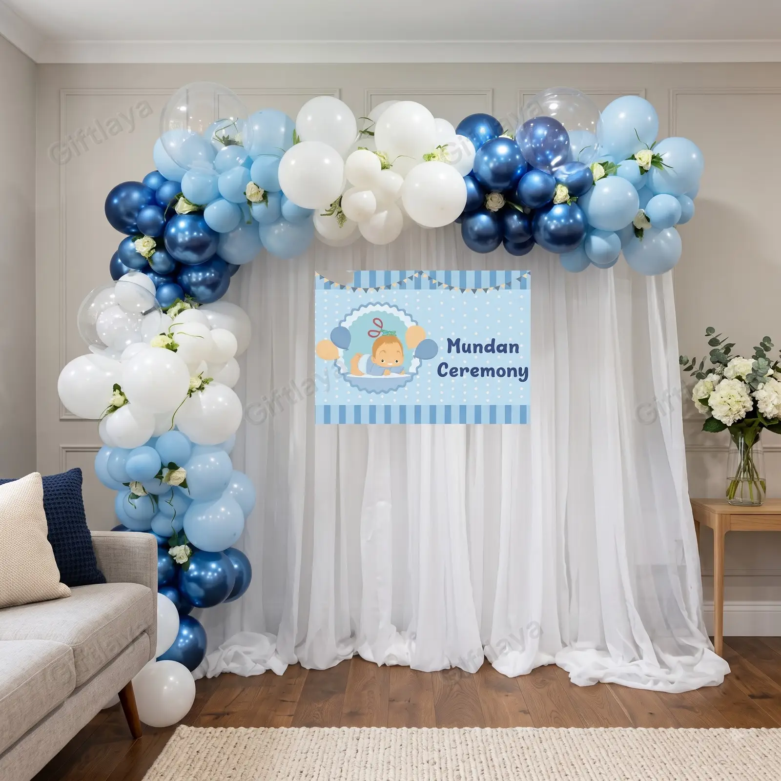 Mundan Ceremony Stage Decoration