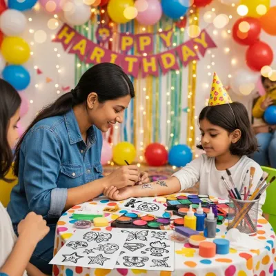 Tattoo Artist For Kids Birthday Celebration
