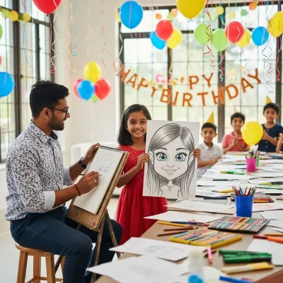 Caricature for kids birthday Celebration