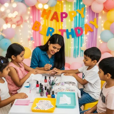 Nail Artist For Kids Birthday Party