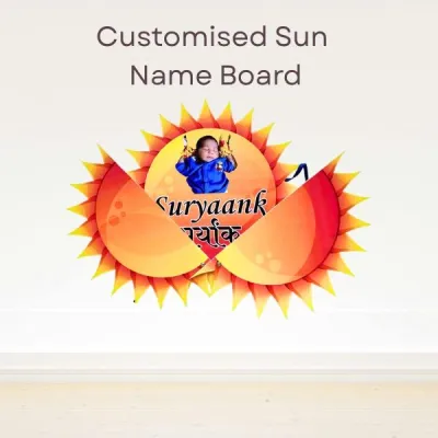 Sunshine Name Reveal Board