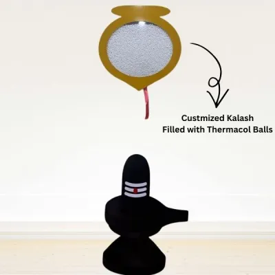 Shiv Ling with Kalash Name Board