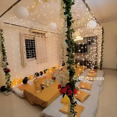 Anniversary Sit Down setup