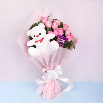 Teddy Bear Love Bouquet