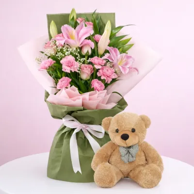Blushing Pink Floral Arrangement