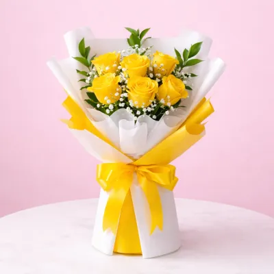 Radiant Yellow Bloom Bouquets