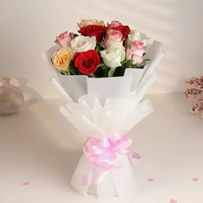 Rose flower mixed bouquet delivery in Bhubaneswar