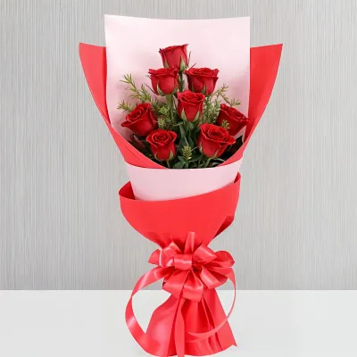 Exotic Red Rose Bouquet