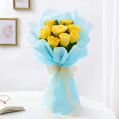 Yellow Rose Bouquet Delivery in Jaipur