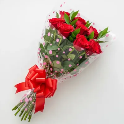 Simple Red Rose Bouquet