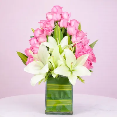 Beautiful Pink Rose Bouquet