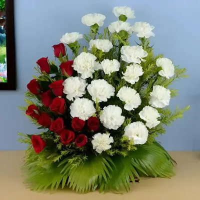 Merry Times with Carnations n Roses