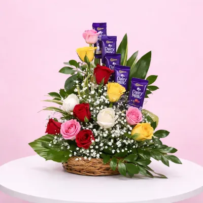 Chocolate Rose Mixed Bouquets