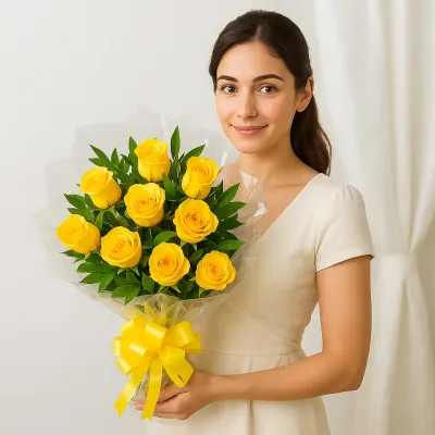 Yellow Roses Bunch