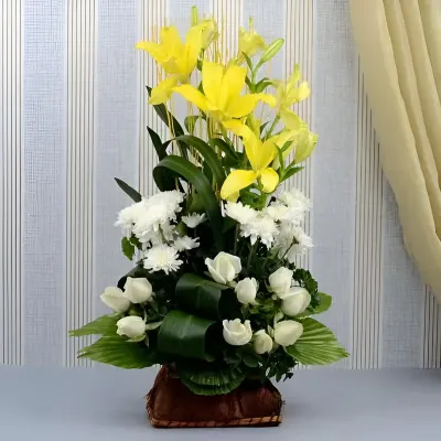 Serene Dreams Floral Basket