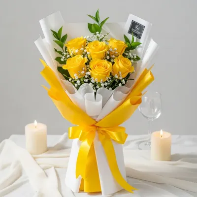 Radiant Yellow Bloom Bouquets
