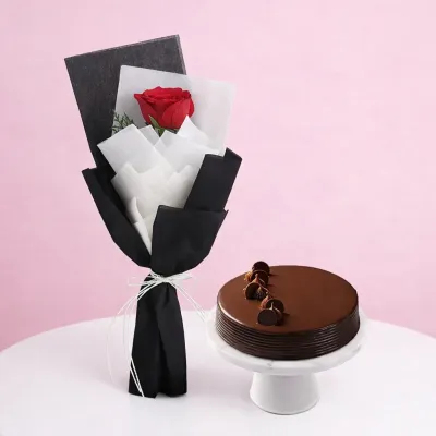 Single Rose Combo