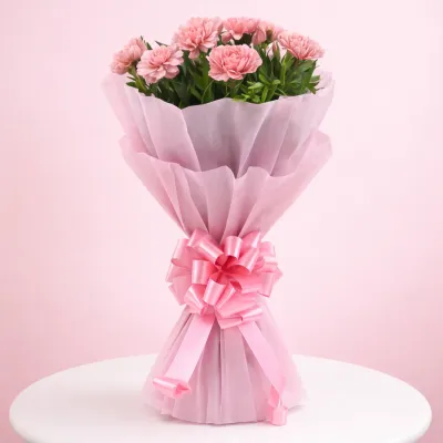 Pink Carnations Bunches