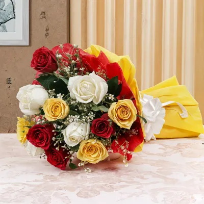 Colorful Rose Bouquet