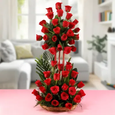 Wedding Red Rose Bouquet