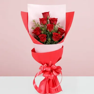 Exotic Red Rose Bouquet