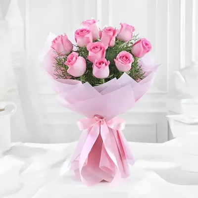 Pink Rose Bouquet Delivery in Nagpur