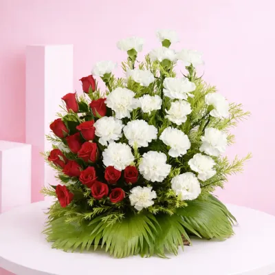 Merry Times with Carnations n Roses