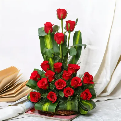 Unique Red Rose Bouquet