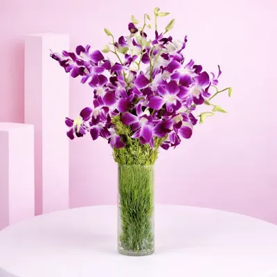 Romantic Purple Orchid Bunch