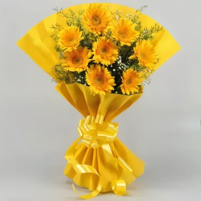Sunshine Yellow Gerberas