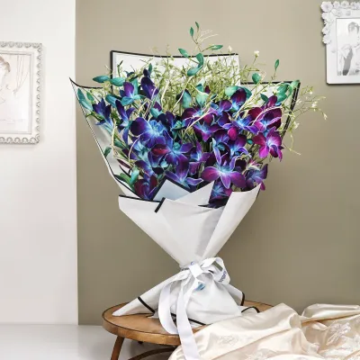Blue Orchid Bouquet