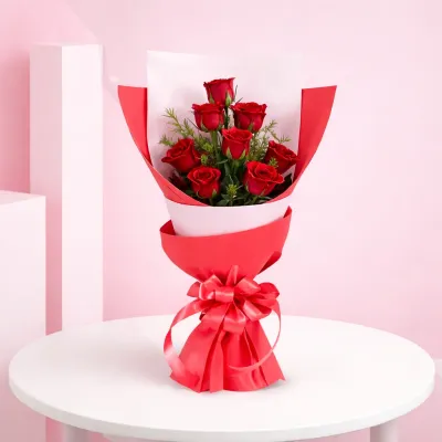 Exotic Red Rose Bouquet