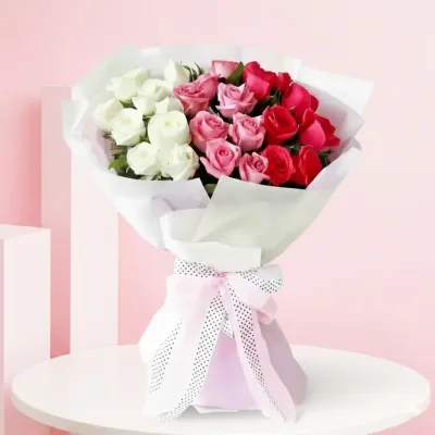 Beautiful Colorful Rose Bouquet