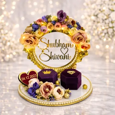 Light Engagement Ring Platter