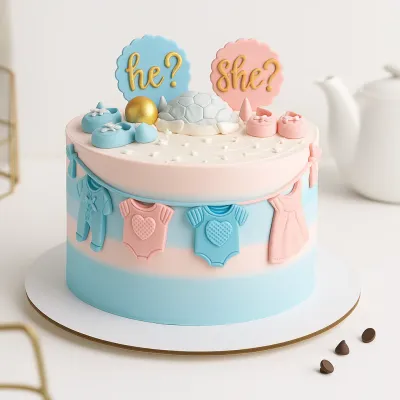 Mom To Be Theme Cake