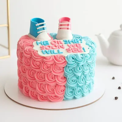 Classic Baby Shower Cake