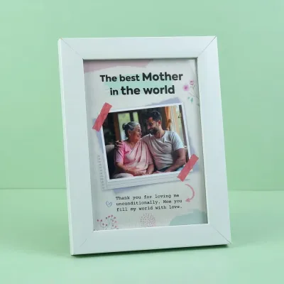 White Frame with Love Quote