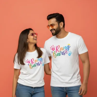 Happy Holi outfit for couples