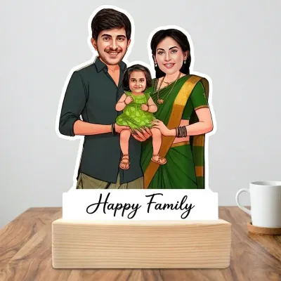 Personalized Family Caricature Figure