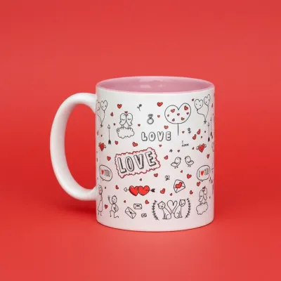 Custom Coffee Mug for Love Birds 