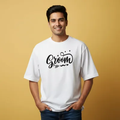 Trendy Groom T-Shirt for Men