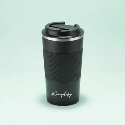 Stylish Black Coffee Tumbler