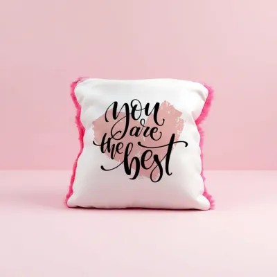You Are The Best Printed Text Cushion