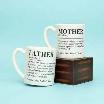 Custom Ceramic Mug for Parents