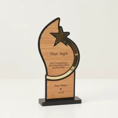 Custom Logo Star Trophy