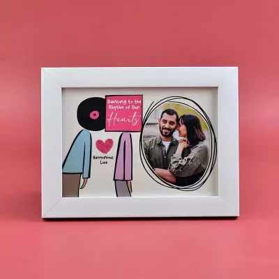 Couple Photo Frame with Love Quote