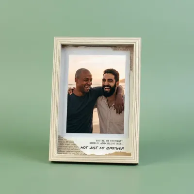 Custom Brother Photo Frame with Quote
