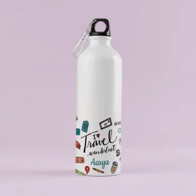 Travel Vibe Custom Water Bottle