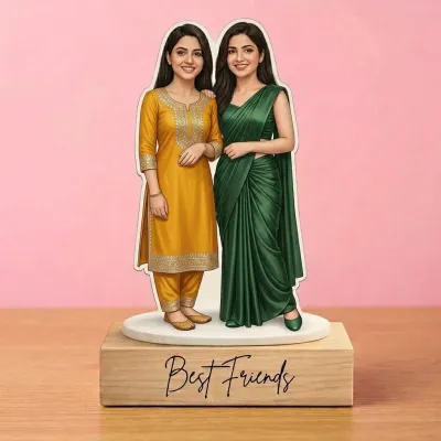 Unique Best Friend Cartoon Caricature