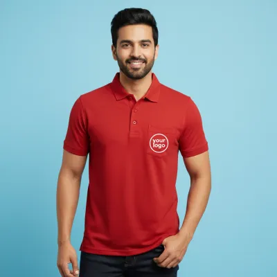Office Polo T-Shirt with Logo
